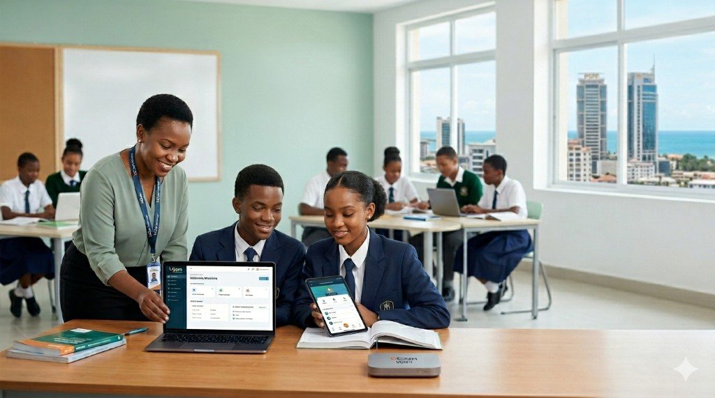 bCom EduManage – classroom with school management system